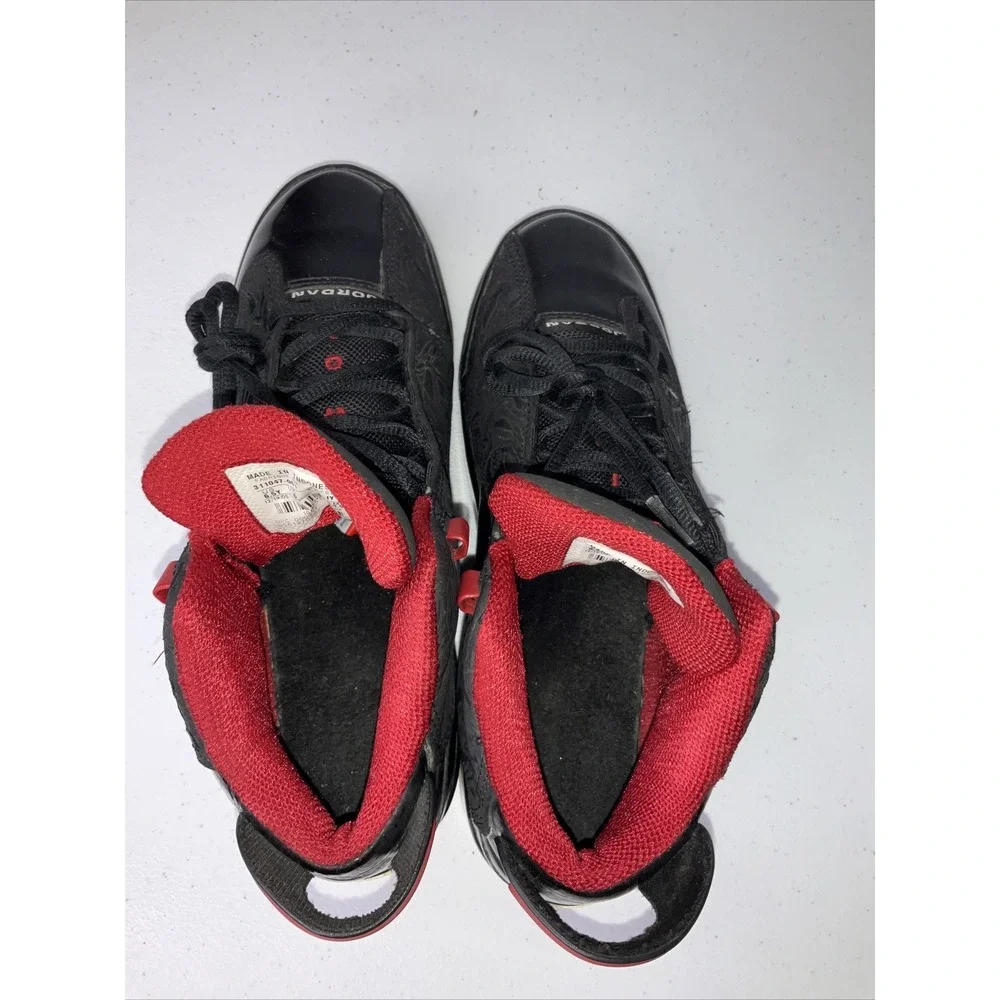 Nike Air‎ Jordan Dub-Zero Sneakers Basketball Black White Red 311047-061 Sz 6.5Y
